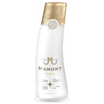 Водка Mamont 0,375 л фото
