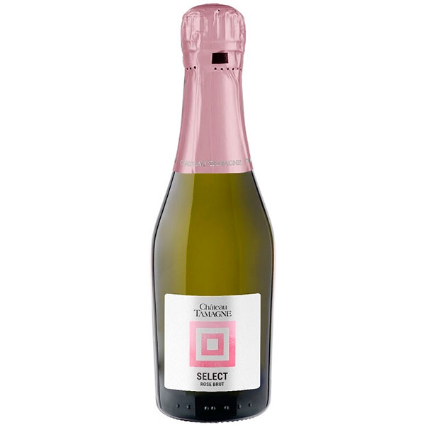 Вино игристое Розовое Брют Chateau Tamagne Select Rose Brut 0,2 л фото
