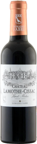 Вино Красное Сухое Chateau Lamothe-Cissac Cru Bourgeois Haut-Medoc 2020 0,375 л фото