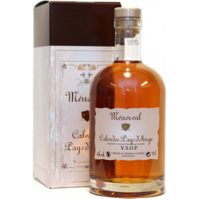 Кальвадос Menorval VSOP Pays d'Auge in gift box 0,70 л фото