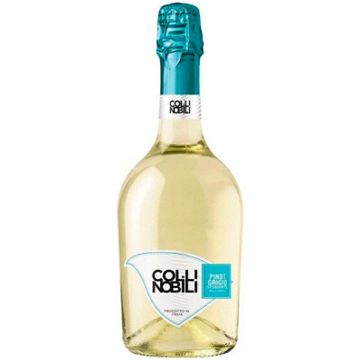 Вино игристое Белое Сухое Collinobili Pinot Grigio Spumante Millesimato 2022 0,75 л фото