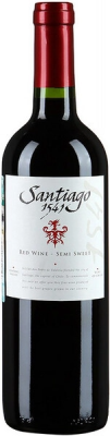 Вино Красное Полусладкое Undurraga Santiago 1541 Red Semi Sweet Valle Central 0,75 л фото