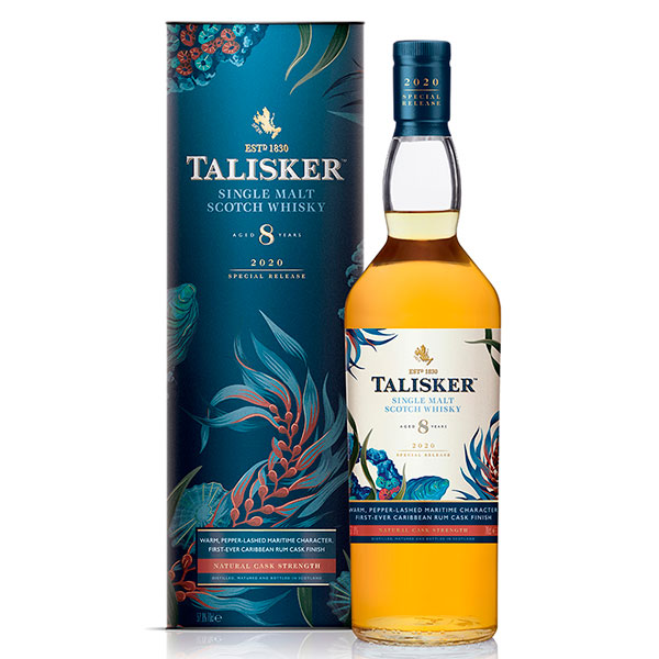 Виски Talisker 8 Years Old Single Malt Skye in tube 0,70 л фото