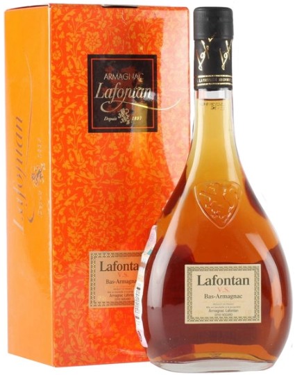 Арманьяк Lafontan VS Bas-Armagnac in gift box 0,7 л фото