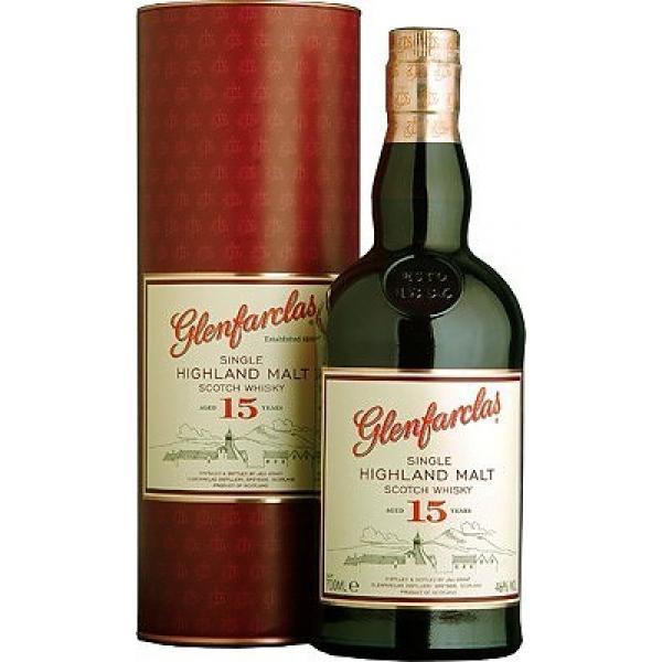 Виски Glenfarclas 15 years old Single Malt Speyside in tube 0,7 л фото