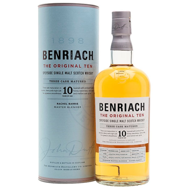 Виски Benriach The Original Ten 10 years Single Malt Speyside in tube 0,70 л фото