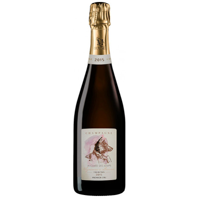 Шампанское Белое Экстра Брют Guy Mea La Cuvee des Loups Premier Cru Champagne 2015 0,75 л фото