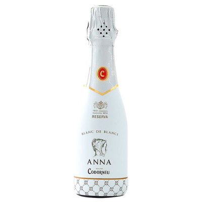Вино игристое Белое Брют Codorniu Anna Blanc de Blancs Reserva Cava 0,375 л фото