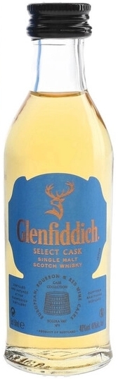 Виски Glenfiddich Select Cask Single Malt Speyside 0,05 л фото