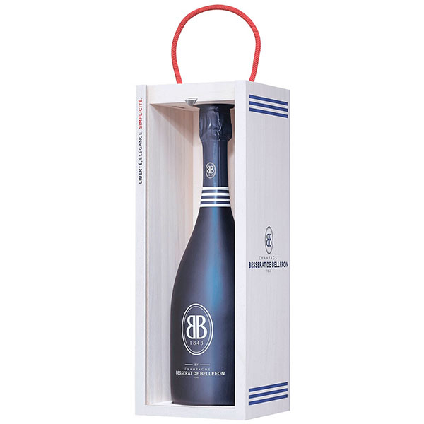 Вино игристое Белое Брют Besserat de Bellefon BB 1843 Champagne in gift box 2012 0,75 л фото