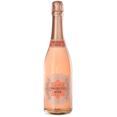 Вино игристое Конте Приули Просекко Розе Миллезимато Экстра Драй 2020 розовое сухое 11% 0,75 л фото