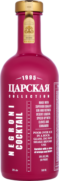 Коктейль Tsarskaja Collection Negroni 0,5 л фото
