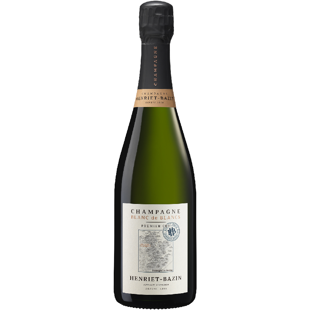 Вино игристое Белое Экстра Брют Henriet-Bazin Blanc de Blancs Premier Cru Champagne 2021 0,75 л фото