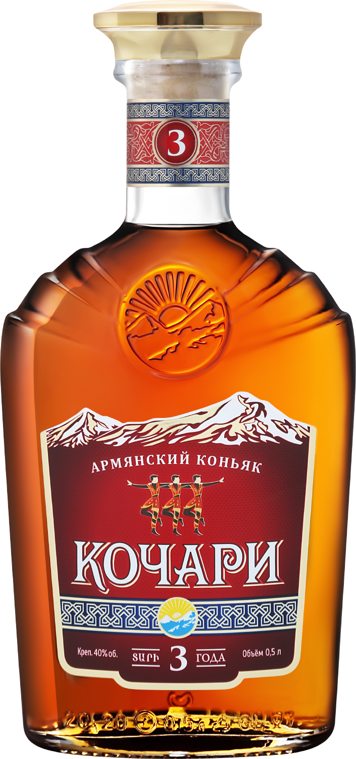 Коньяк Merdzavan Cognac Factory Kochari Armenian Brandy 3 YO 0,5 л фото