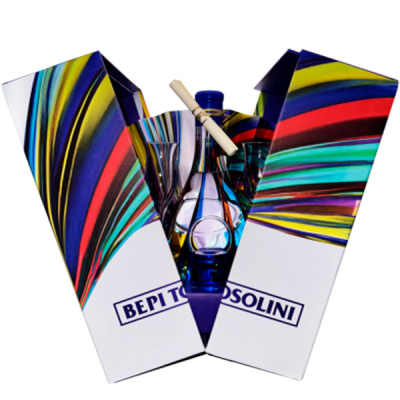 Аквавит Bepi Tosolini Most Diamond with 2 glasses in gift box 0,85 л фото