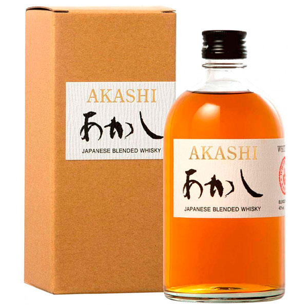 Виски Akashi Blended in gift box 0,5 л фото