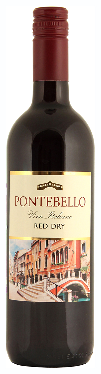Вино Красное Сухое Pontebello Rosso 2021 0,75 л фото