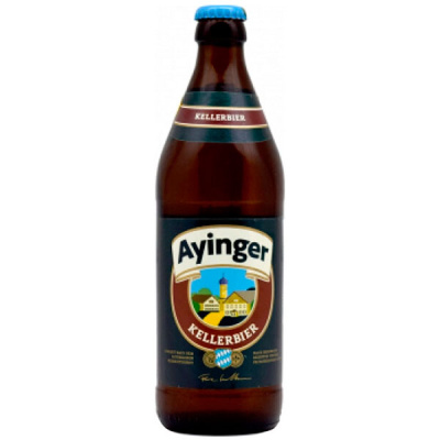 Пиво Ayinger Kellerbier 0,50 л фото