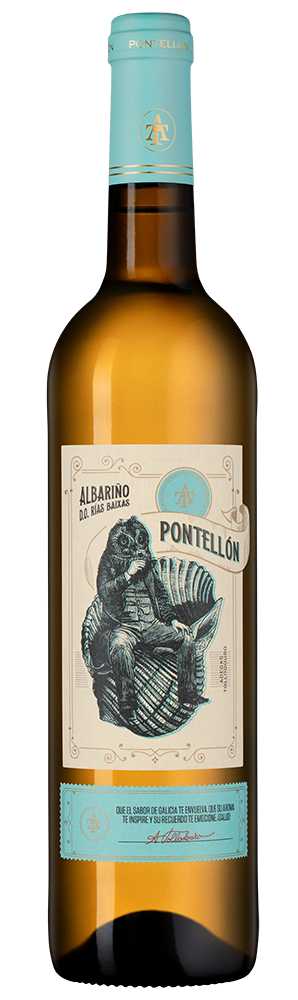 Вино Белое Сухое Pontellon Albarino Rias Baixas 2024 0,75 л фото