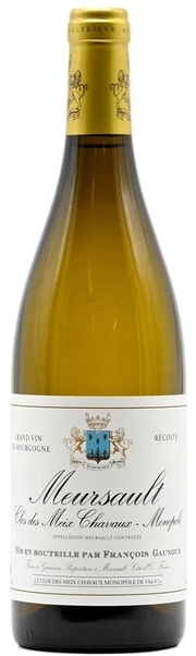 Вино Белое Сухое Domaine Francois Gaunoux Meursault Clos des Meix Chavaux Monopole 2015 0,75 л фото