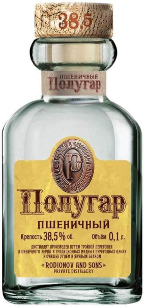 Дистиллят Polugar Wheat 0,1 л фото