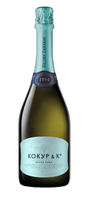 Вино игристое Белое Брют Valery Zaharin Kokur & K Brut 2024 0,75 л фото