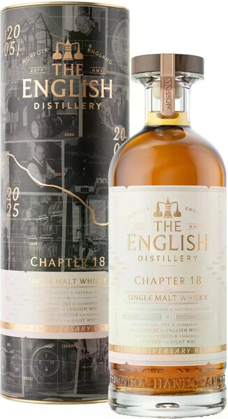 Виски English Chapter 18 Single Malt Anniversary Release 0,7 л фото