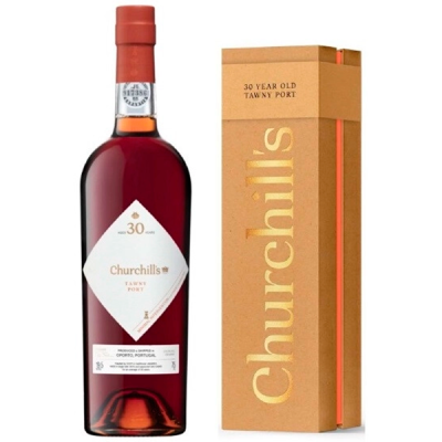 Портвейн Churchill's Tawny 30 Years Old in gift box 0,75 л фото