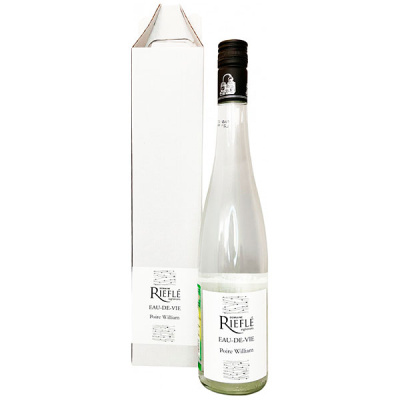 Бренди Domaine Riefle Eau-de-Vie Poire William in gift box 0,7 л фото