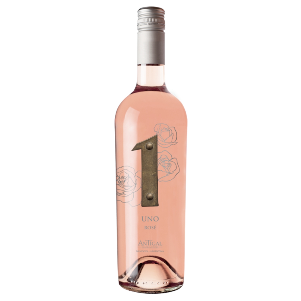 Вино Розовое Сухое Uno Rose 0,75 л фото