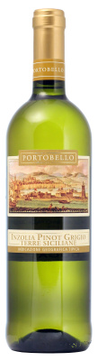 Вино Белое Сухое Portobello Inzolia Pinot Grigio Terre Siciliane 2023 0,75 л фото