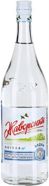 Водка Zhavoronki Soft 0,5 л фото