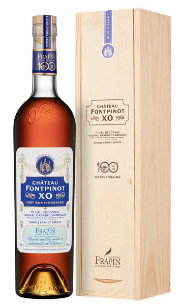 Коньяк Frapin Chateau de Fontpinot XO 100E Anniversaire Grande Champagne in gift box 2008 0,7 л фото