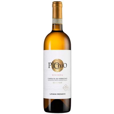 Вино Белое Сухое Umani Ronchi Plenio Verdicchio dei Castelli di Jesi Classico Riserva 2020 0,75 л фото