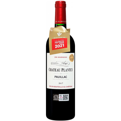 Вино Красное Сухое Chateau Plantey Cru Bourgeois Pauillac 2017 0,75 л фото