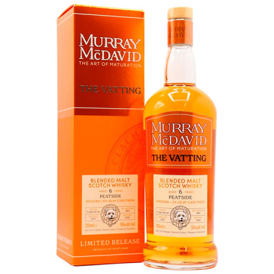 Виски Murray McDavid The Vatting Blended Malt Peatside 6 Years Old Blended Malt in gift box 0,7 л фото