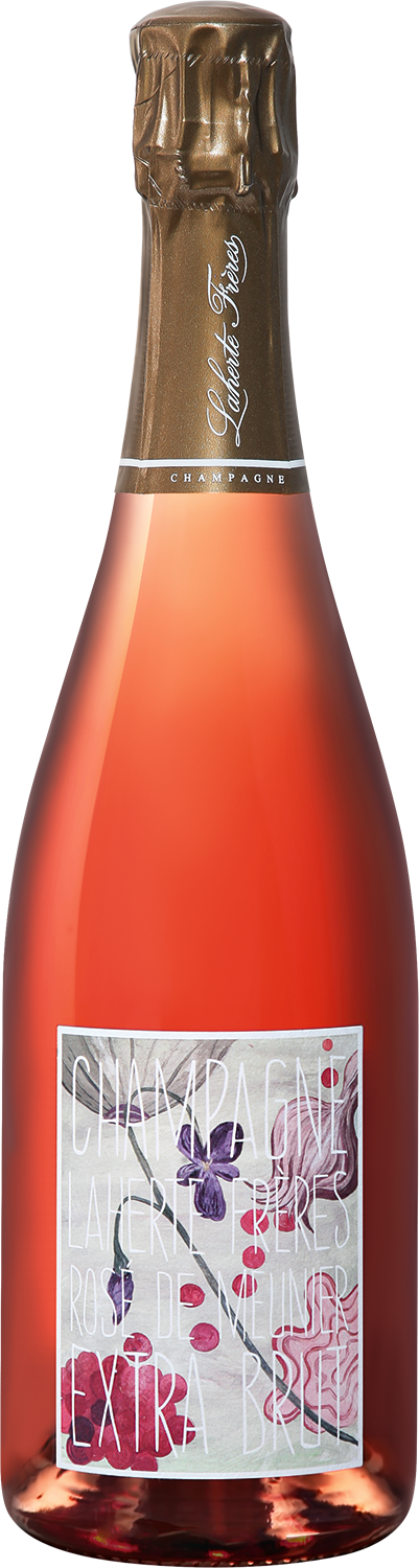 Вино игристое Розовое Экстра Брют Laherte Freres Rosé de Meunier Extra Brut Champagne 0,75 л фото