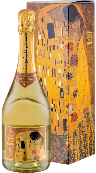 Вино игристое Белое Брют Schlumberger Cuvee Klimt Brut Klassik in gift box 2022 0,75 л фото