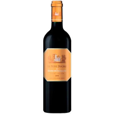 Вино Красное Сухое Le Petit Ducru de Ducru-Beaucaillou 2-e Grand Cru Classe Saint-Julien 2018 0,75 л фото