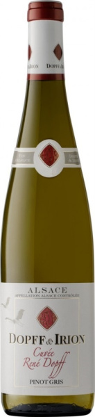 Вино Белое Сухое Dopff & Irion Cuvee Rene Dopff Pinot Gris Alsace 2023 0,75 л фото