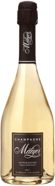 Вино игристое Белое Брют Meteyer Pere & Fils Nuits Blanches Brut Champagne 0,75 л фото