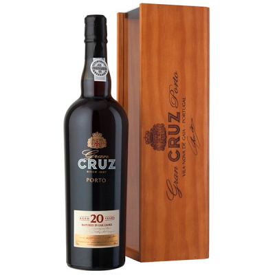Портвейн Gran Cruz 20 Years in wooden box 0,75 л фото