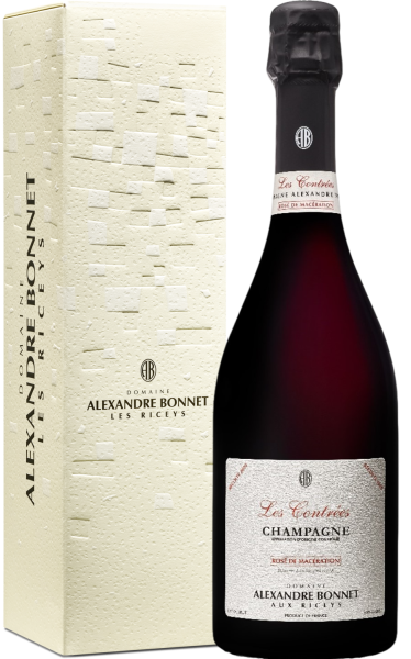Вино игристое Alexandre Bonnet Les Contrees Rose Champagne in gift box 2020 0,75 л фото