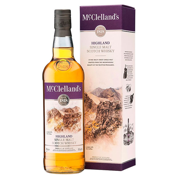 Виски McClelland's Highland Single Malt in gift box 0,7 л фото