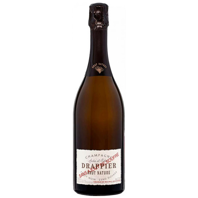 Вино игристое Белое Экстра Брют Drappier Brut Nature Zero Dosage Sans Soufre Champagne 0,75 л фото