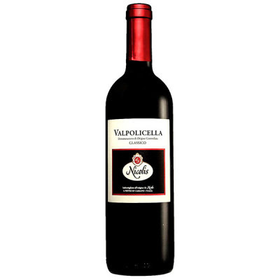 Вино Красное Сухое Nicolis Valpolicella Classico 2018 0,75 л фото