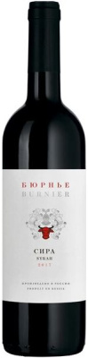 Вино Красное Сухое Burnier Syrah 2017 0,75 л фото