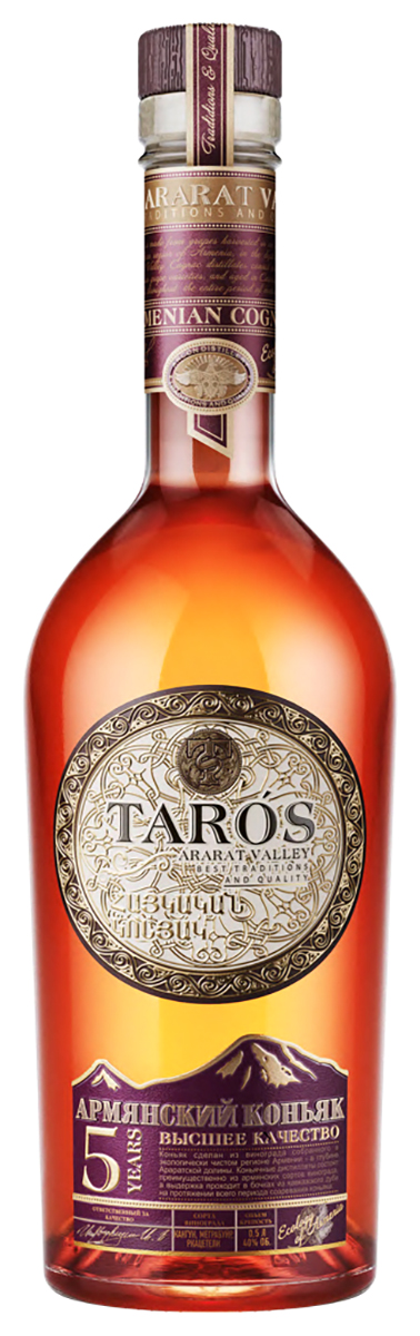 Коньяк Taros 5 YO 2014 0,5 л фото