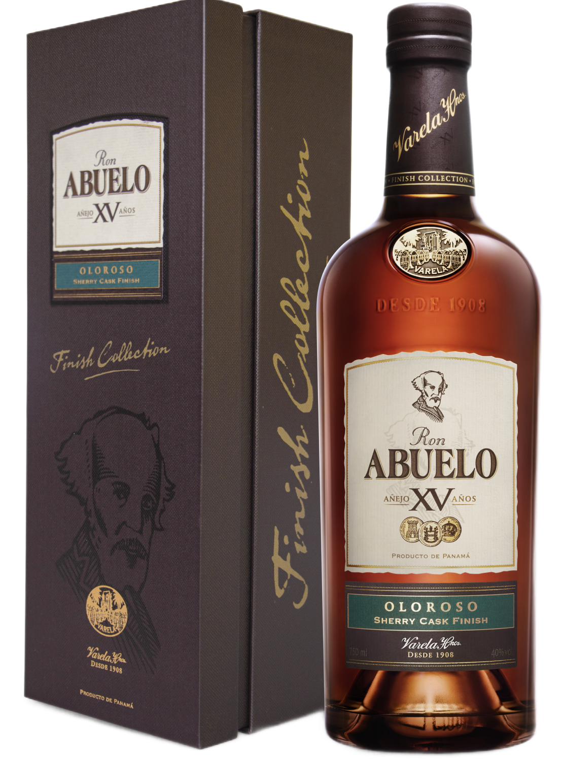 Ром Abuelo Anejo XV Anos Oloroso Sherry Cask Finish in gift box 0,7 л фото