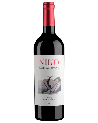 Вино Красное Сухое Niko Saperavi Qvevri 2019 0,75 л фото
